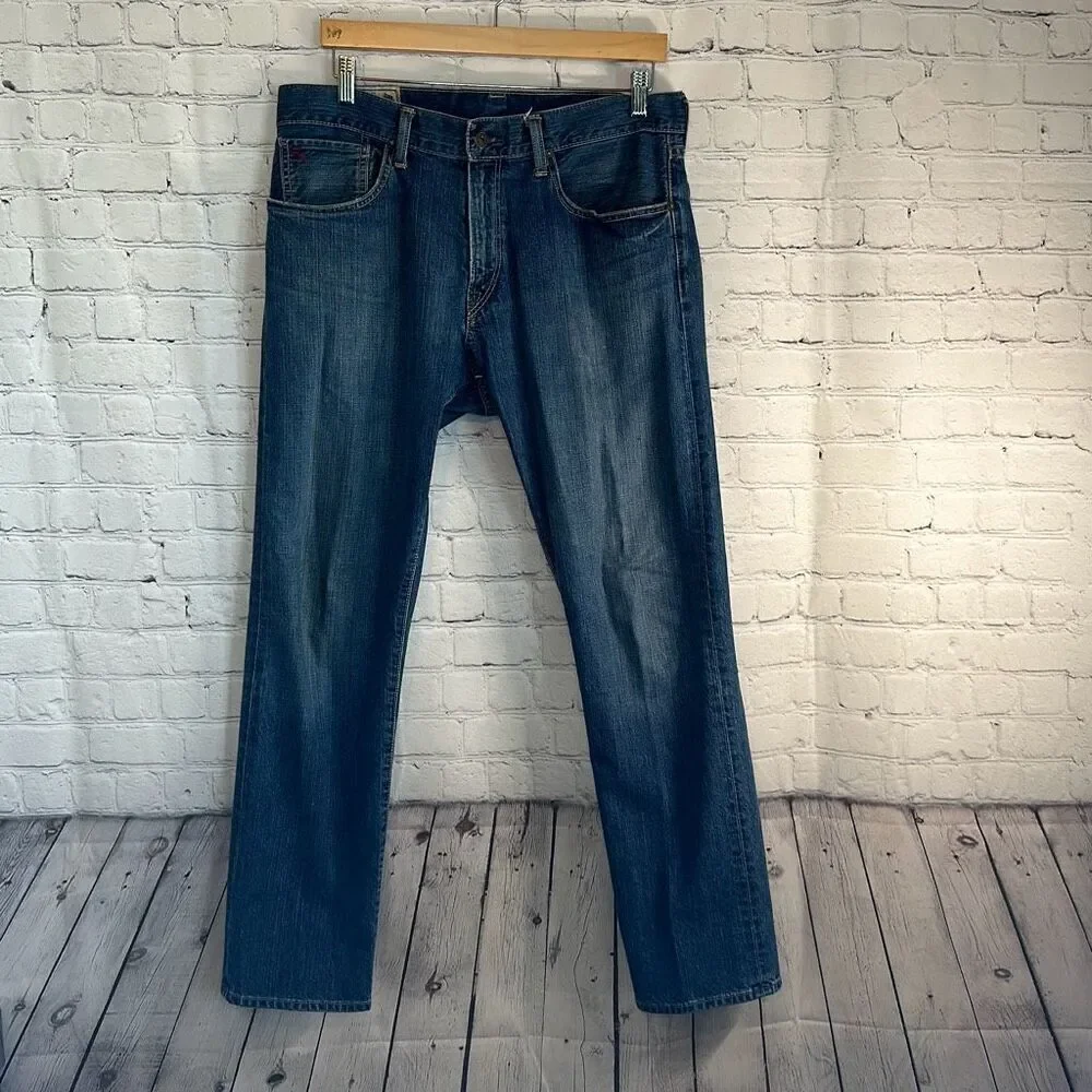 Polo‎ Ralph Lauren Mens Hampton Straight Leg Jeans size 32 x 30 Blue